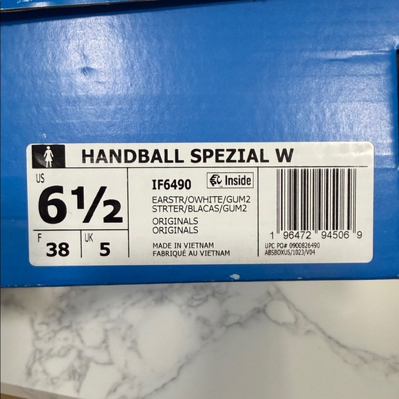 Adidas Spezial Brown and Cream Sneakers - Picture 3 of 3